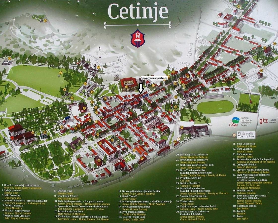 Downtown Apartment Cetinje Exteriér fotografie